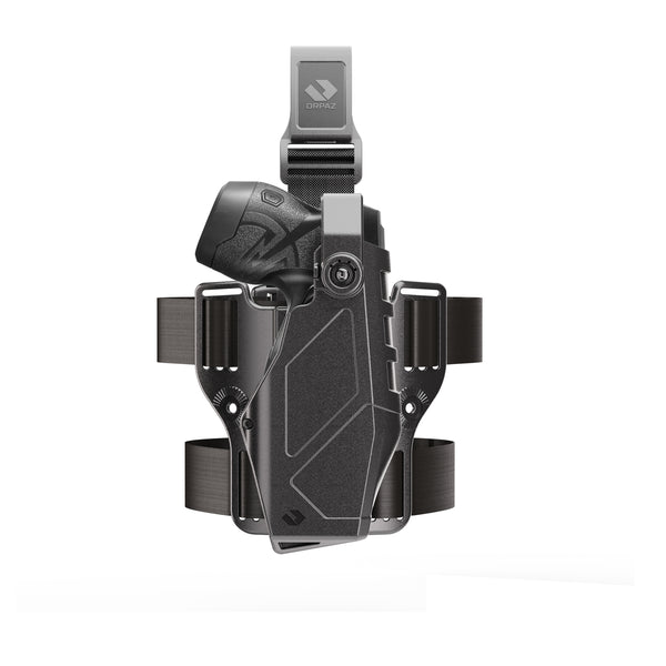 Orpaz X26P Taser Holster Compatible with Axon TASER X26P for Self Defense, Features an Automatic Safety Return Mechanism, Drop Leg  - Unisex - Will Secure Your Taser with a Tactical Appearance