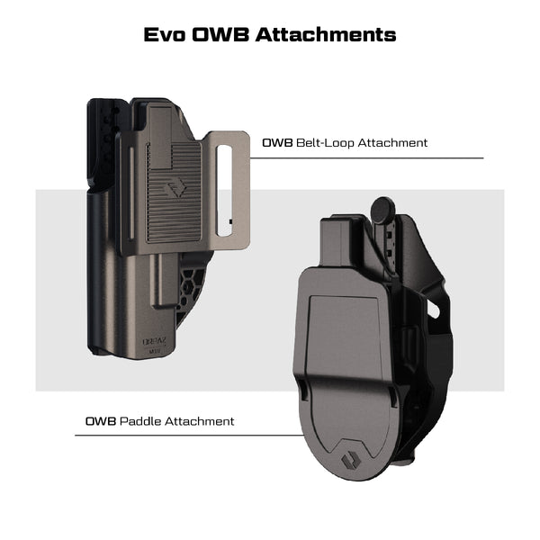 Orpaz G43 IWB Holster Compatible with Glock 43 IWB Holster Concealed Carry Holster, Passive Retention, IWB Clip & OWB Paddle