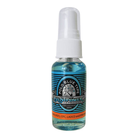 Blunt Power Oil Base Air Freshener Concentrated Spray Bottle for Home Car Office Polo Blue 1oz