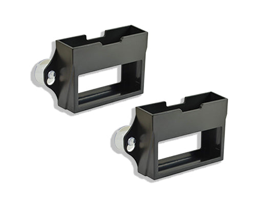 TrexNYC EZ Pass/I-Pass Holder for Car, Holds Tightly to your Car Windshield with 3 Suction Cups, 2 Packs, Black