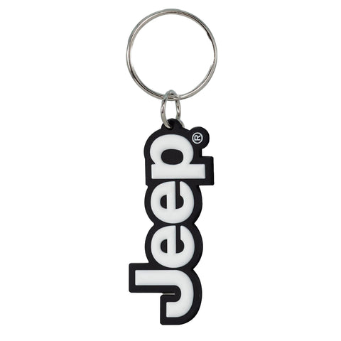 Plasticolor Jeep Keychain - Durable Rubber Key Chain with Iconic Jeep Logo - Perfect for Jeep Enthusiasts and Collectors