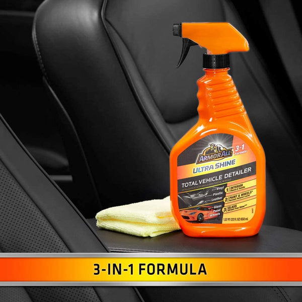 Armor All Ultra Shine Total Vehicle Detailer for Cars, Truck, Motorcycle, 22 Fl Oz