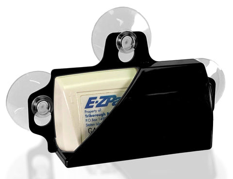 T-Rex EZ Pass/I-Pass Holder for Car, Holds Tightly to Your Car Windshield with 3 Suction Cups, Black