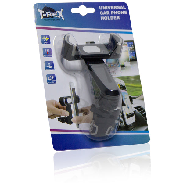 T-Rex Car Phone Mount Air Vent Phone Holder for Car with Extended Arm and Clamp