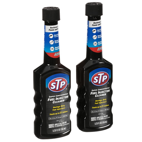 STP Super Concentrated Fuel Injector Cleaner - 5.25 fl. oz. (2-Pack)