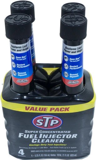 STP Super Concentrated Fuel Injector Cleaner - 5.25 fl. oz. (4-Pack)