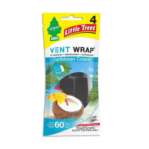 Little Trees Vent Wrap Car Air Freshener (Caribbean Colada)