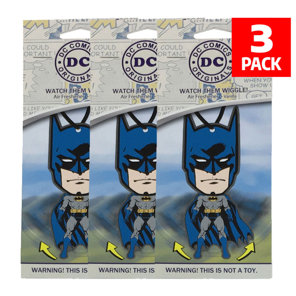 DC Comics Batman Car Accessories - Batman Air Freshener Wiggler (3-Pack)