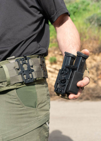 Orpaz OMS Holster Insert and MOLLE Receiver Kit, Fits on Orpaz Holsters and Magazine Pouches, Black