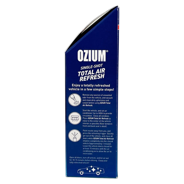 Ozium Air Sanitizer, 2 oz Car Fogger: Single-Shot Smoke Odor Eliminator & Car Air Freshener, Original, 4 Packs