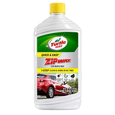 Turtle Wax Zip Wax Car Wash and Wax for A Sparkling Shine Car, T-75A, 16 oz.