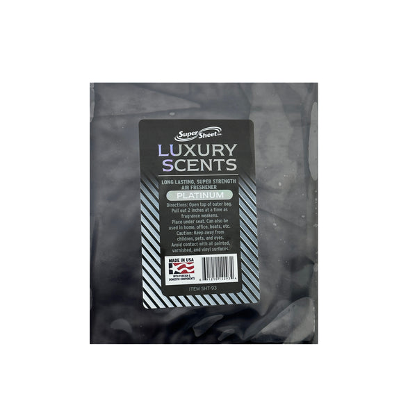 Super Sheet Under the Seat Car Air Fresheners Large Luxury Scents Platinum: The Best Car Air Freshener and Odor Eliminators - Long Lasting, Super Strength Car Fresheners
