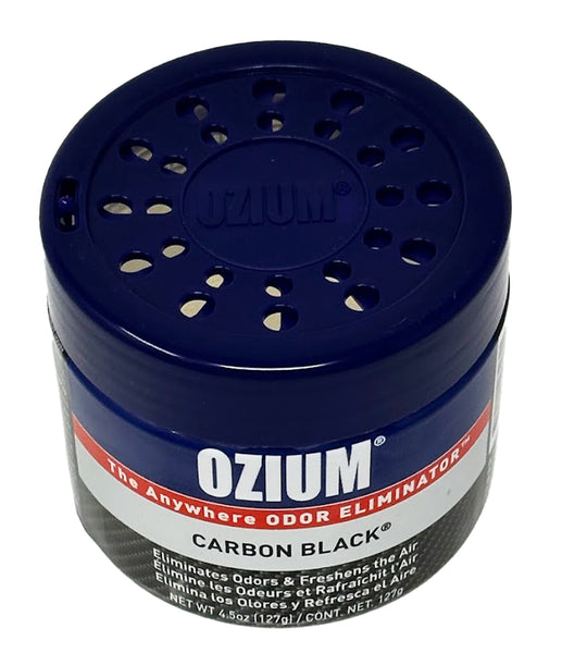 Ozium Air Sanitizer 4.5 oz Gel: Odor Eliminator for Strong Odor, Car Air Freshener, Carbon Black
