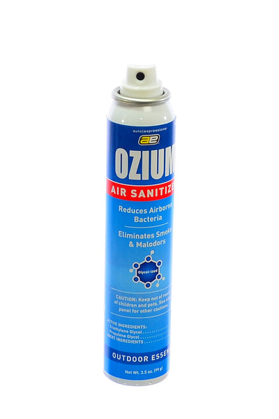 Ozium Cigarette Smoke Air Sanitizer Spray Eliminates Smoke Smell, Outdoor Essence 3.5oz (Pack of 4)