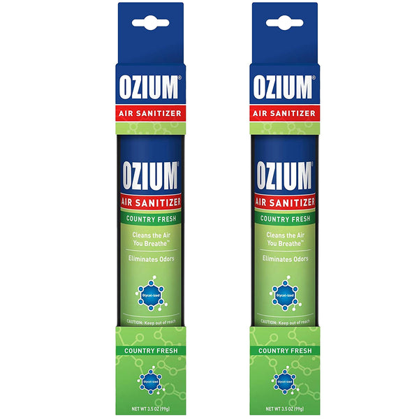 Ozium Air Sanitizer 3.5 oz. Ozium Spray, Country Fresh (2-PACK)