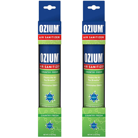 Ozium Air Sanitizer 3.5 oz. Ozium Spray, Country Fresh (2-PACK)