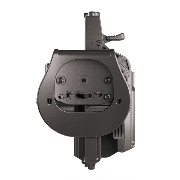 Orpaz SD9VE Light Bearing Holster Compatible with S&W SD9VE Holster with Light/Laser/Sight/Optics (Medium Pistol Lights, Paddle & SD9VE Magazine Holder)