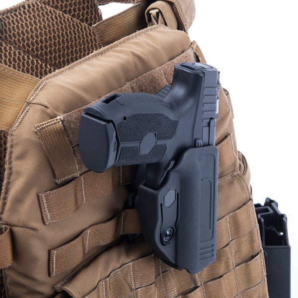Orpaz IWI Masada Holster, Left Handed Holster, Level II OWB Holster, MOLLE Holster