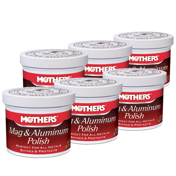 Mothers Mag and Aluminum Polish, 5 oz. Car Metal Polish (6)