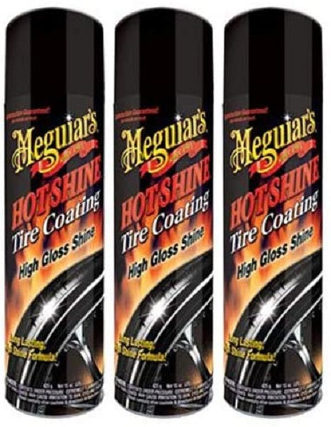 MEGUIAR'S Hot Shine High Gloss Tire Coating, Tire Protectant for