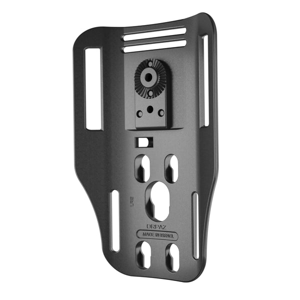 Orpaz OMS Low-Ride Receiver Attachment for the Orpaz Holster Insert or MOLLE Insert, Black