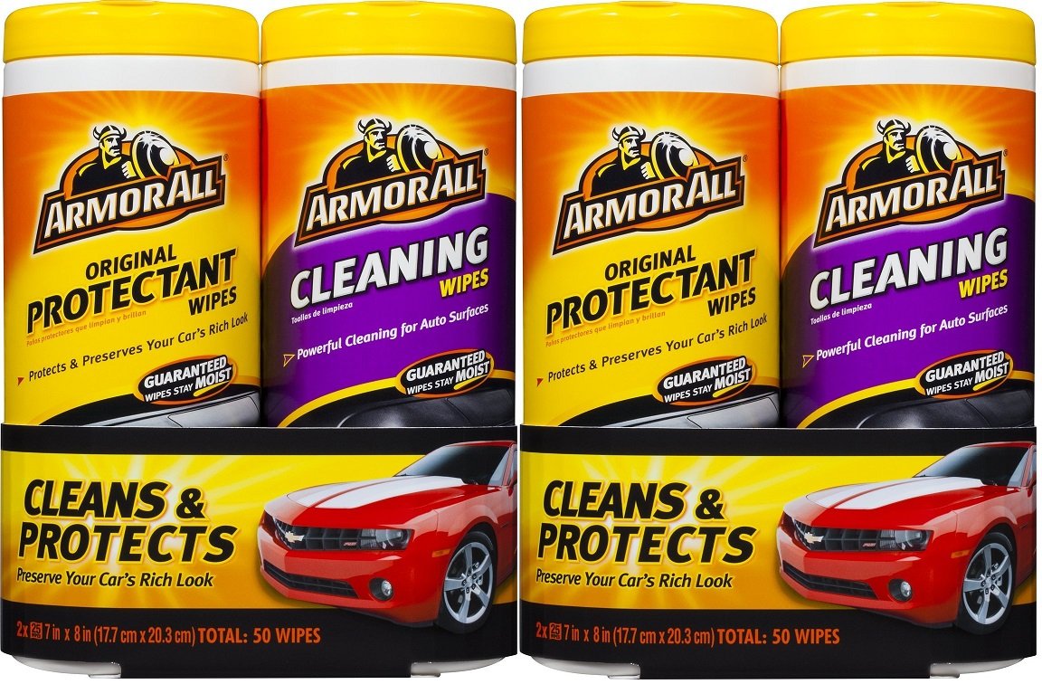 Armor All Automotive Wipes Kit Protects & Removes Dirt & Dust, Vinyl  Protectant & Cleaning Combo Kit by GOSO Direct
