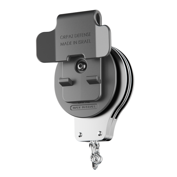 Orpaz Handcuff Holster, Law Enforcement Handcuff Case, Handcuff Holder, Standard, Belt Clip