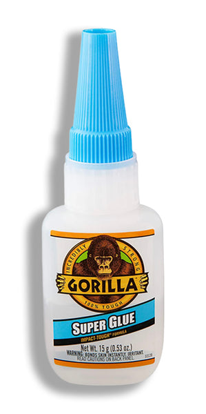 Gorilla Super Glue 15 Gram, Clear, (Pack of 1)