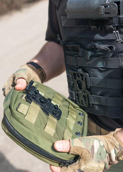 Orpaz OMS MOLLE Insert for the Orpaz OMS Receivers Attachments, Fits on all MOLLE Pouches and MOLLE Backpacks, Desert Tan