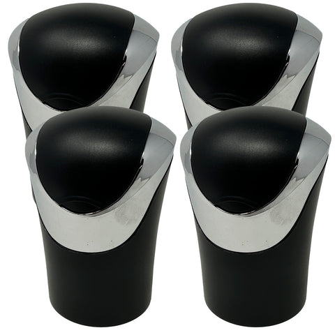 TrexNYC Car Ashtray Luxury Flip Top with Blue LED Light and Portable Ashtray Design - Ideal for Car, Home, and Office, 4-Packs