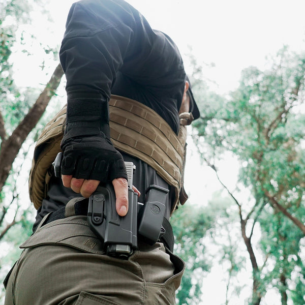 Orpaz G17 Holster Compatible with Glock 17 Holster, Level II OWB Belt Holster