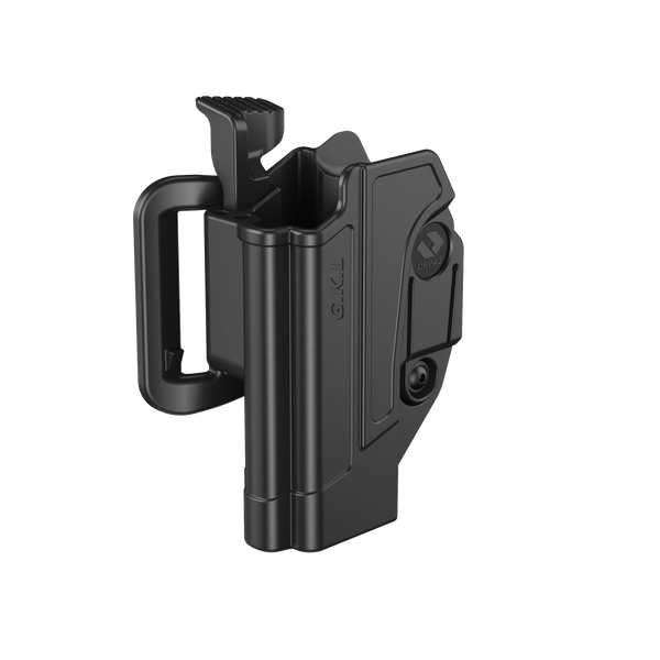 Orpaz Glock 19 Holster Fits Also Glock 17 Glock 22 Glock 26 Glock 34 Left Handed Belt Holster