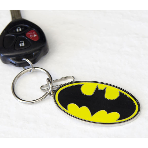Plasticolor Keychain, Batman Logo Metal - Keychain for Car Keys, and More