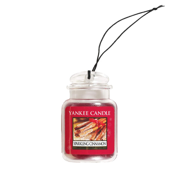 Yankee Candle Ultimate Sparkling Cinnamon Jar Candle: Premium Yankee Candle Car Freshener and Exquisite Candle Jar for Ultimate Fragrance Bliss