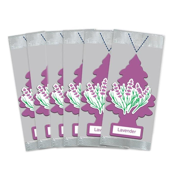 Little Trees Car Air Freshener 6-Pack (Lavender)