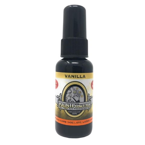 Blunt Power Air Freshener Spray, Oil Based Concentrated Air Freshener and Oil Diffuser, Air Freshener Spray for Car, Room, Bathroom, Odor Eliminator and Room Deodorizer, Vanilla, 1.5 oz