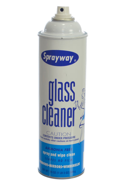 Sprayway Glass Cleaner Spray Ammonia Free Aerosol  for Reflectors Mirrors Desktops Glass etc 19oz