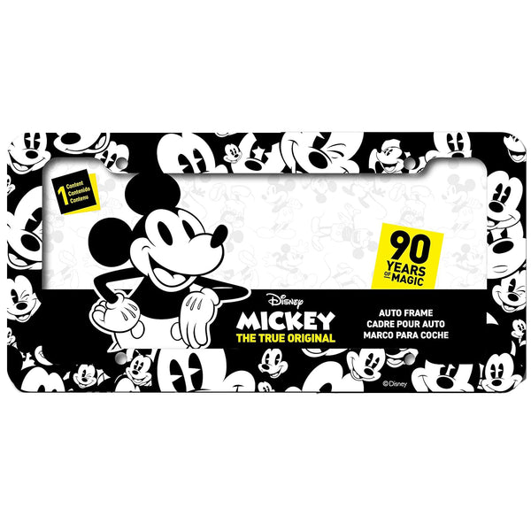 Chroma Mickey Mouse Head License Plate Frames:  Plastic Car License Plate Covers & Frames