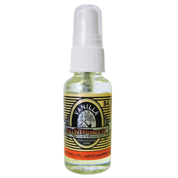 Blunt Power Oil Base Air Freshener Concentrated Spray Bottle for Home Car Office Vanilla 1oz