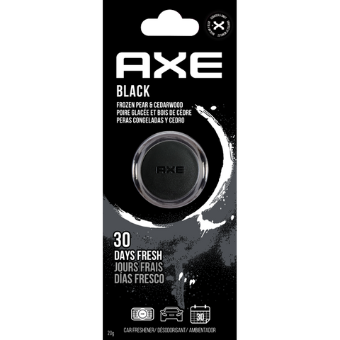 AXE Air Freshener Mini Vent Clip, Odor Eliminator, Air Purifier Provides A Long Lasting Scent, Black