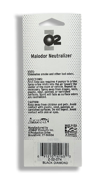 Super Sheet Malodor Neutralizer with Black Diamond Scent: The Ultimate Car Spray Freshener, Smoke Eliminator for Car; All-in-One Car Sanitizer Spray, 1.3 oz