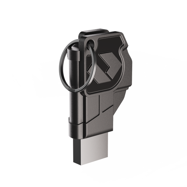 Orpaz Classic Holster 8GB USB 2.0 Flash Drive Keychain