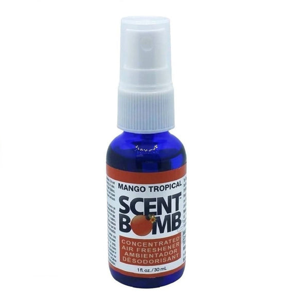Scent Bomb Air Freshener Spray, 100 % Oil Based Concentrated Air Freshener, Air Freshener Spray for Car, Room, Bathroom and Odor Eliminator, Mango Tropical
