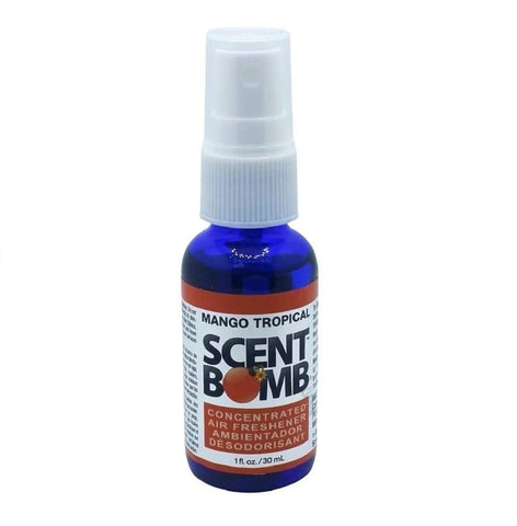 Scent Bomb Air Freshener Spray, 100 % Oil Based Concentrated Air Freshener, Air Freshener Spray for Car, Room, Bathroom and Odor Eliminator, Mango Tropical