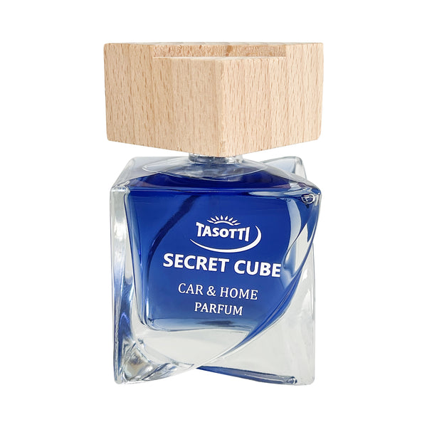 Tasotti Car Air Freshener, Luxury Perfume for Car and Home, Long-Lasting Air Freshener and Odor Eliminator, Secret Cube Collection, Tropical Fruit